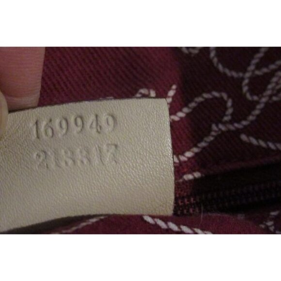 Gucci Bag "Boulevard" Pink Satchel Bubblegum Canvas Leather Tote w Logo - Picture 10 of 11